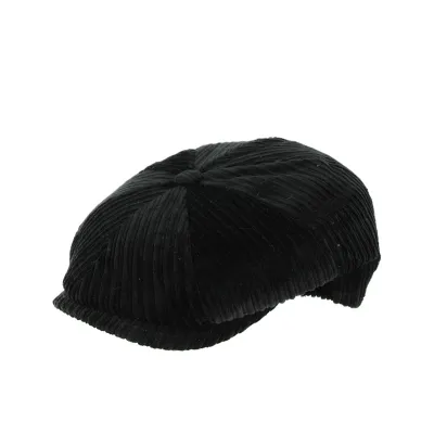 Corduroy cap - Black Reference: 11331 | Traclet Hat Shop