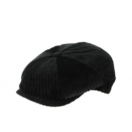 Roman corduroy cap - Black