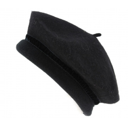 Béret Femme Ambrines Noir Laine- Traclet