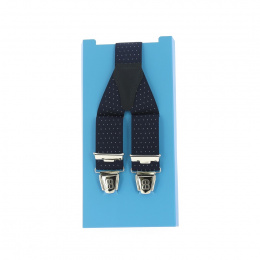 Bretelle avec point blanc - Marine