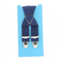Navy blue suspender