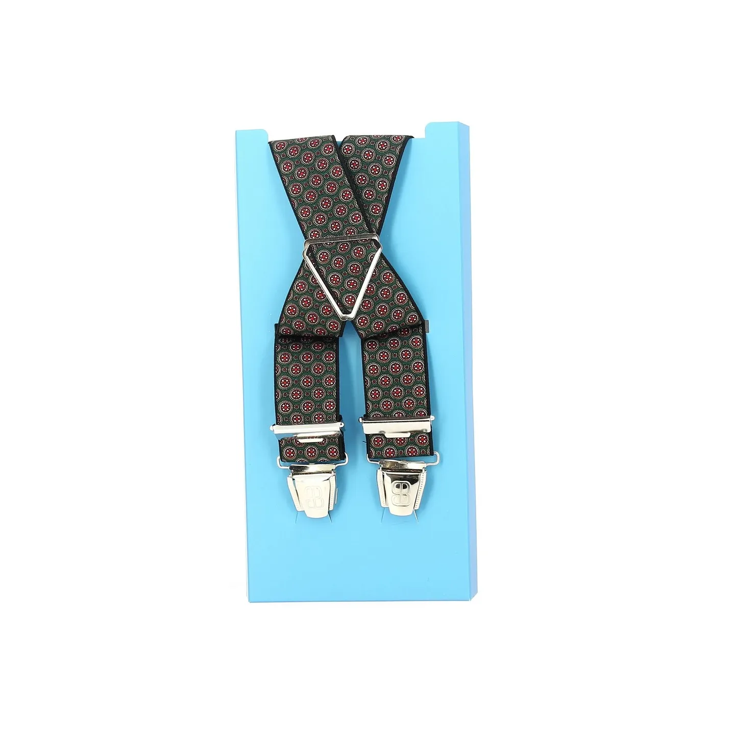 Suspender shop - Fancy suspenders - green round Reference: 11409 | Traclet Hat Shop