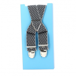 Fancy Gray Suspenders Plus Size 160