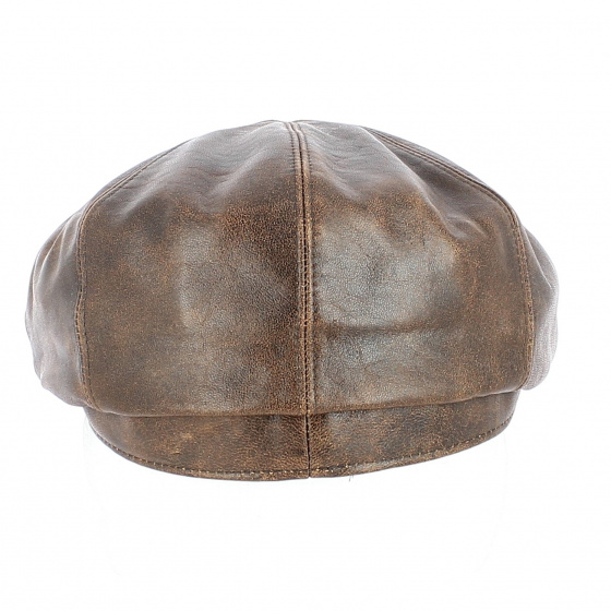 Casquette Houston cuir Vieilli - Crambes