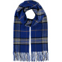 Royal Blue Plaid Glasgow Scarf - Traclet