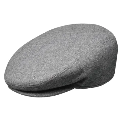 Casquette Plate Laine Grise - Traclet