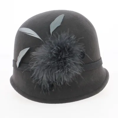 chapeau cloche en feutre Reference : 2435 | Chapellerie Traclet