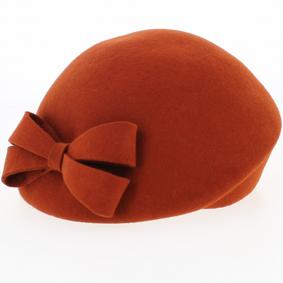copy of Black Wool Formed Beret- Traclet