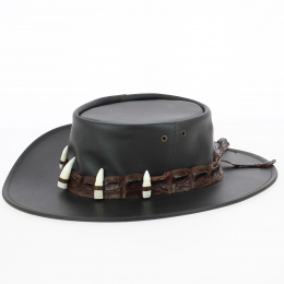Chapeau Cuir Creeks Dent Croco