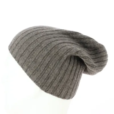 French Taupe cashmere beanie - Chapellerie Traclet Reference: 11478 | Chapellerie Traclet