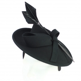 Bibi Hat - Zita Felt Headband Black - Traclet