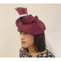 Bibi Hat - Zita Felt Burgundy Headband - Traclet