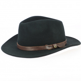 Chapeau De France Traveller Feutre Laine Noir - Traclet