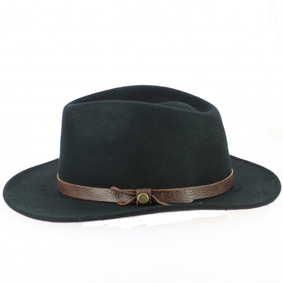 Chapeau De France Traveller Wool Felt Hat Black - Traclet Chapeau De France Traveller Wool Felt Hat Black - Traclet
