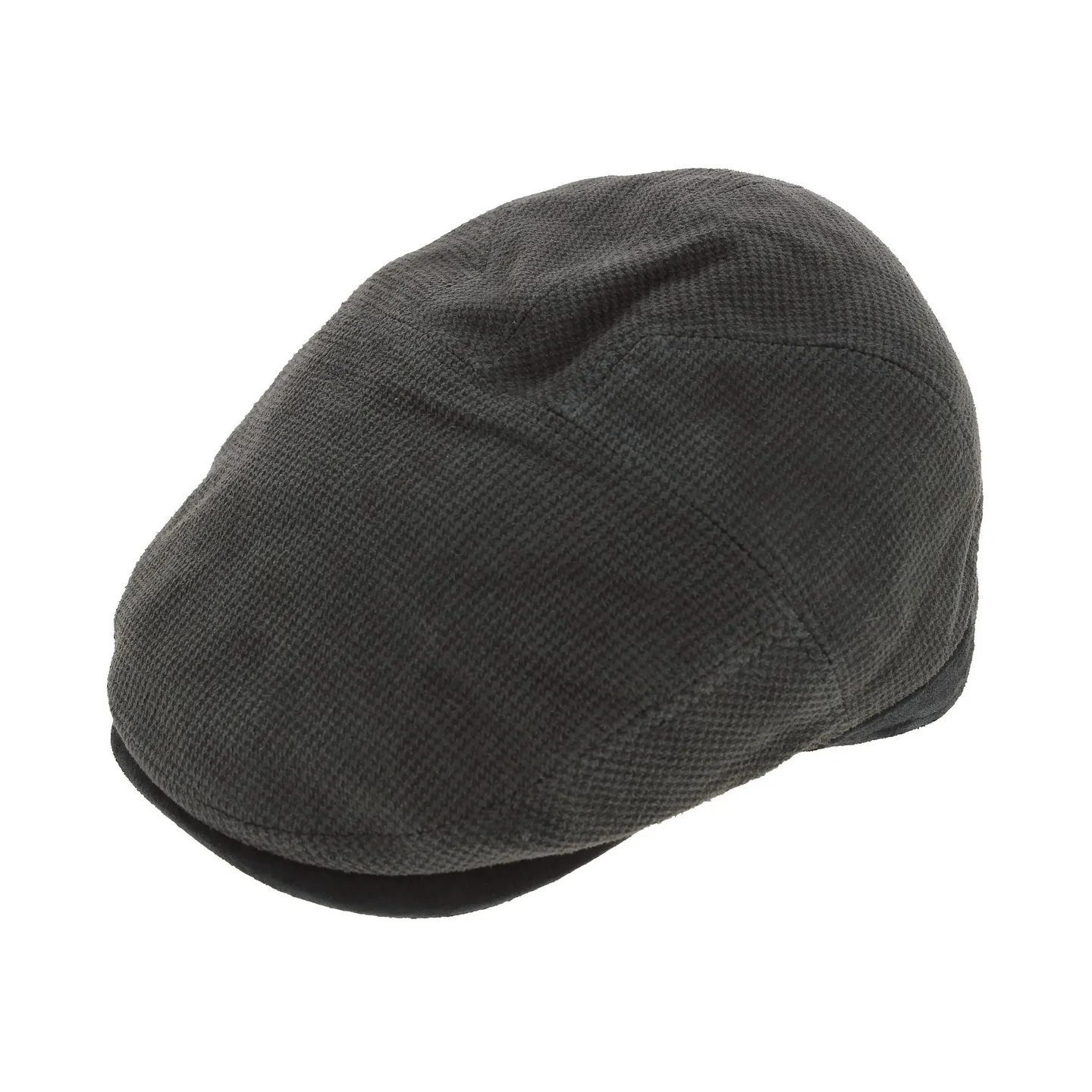 Casquette Plate Princeton Cuir Anthracite - Aussie Apparel Reference : 11482 | Chapellerie Traclet