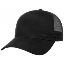 Black Cotton Trucker Baseball Cap - Stetson Reference: 10133 | Chapellerie Traclet