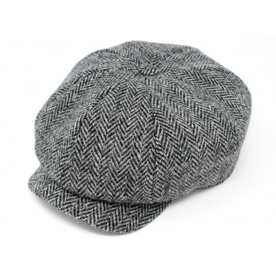 Irish Dundalk Grey Wool Cap- Hanna Hats