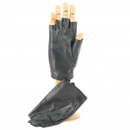 Mitaines de Conduite Cuir Noir