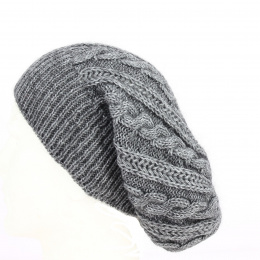 Long Florence Beanie Gray - Traclet