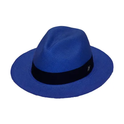 Turquoise Blue Panama Hat Reference: 3654 | Traclet Hat Shop