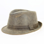 Trilby Roo Hat Vintage Leather - Traclet