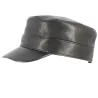 Casquette Cubaine Cuir Noire Booster- Traclet Reference : 3659 | Chapellerie Traclet