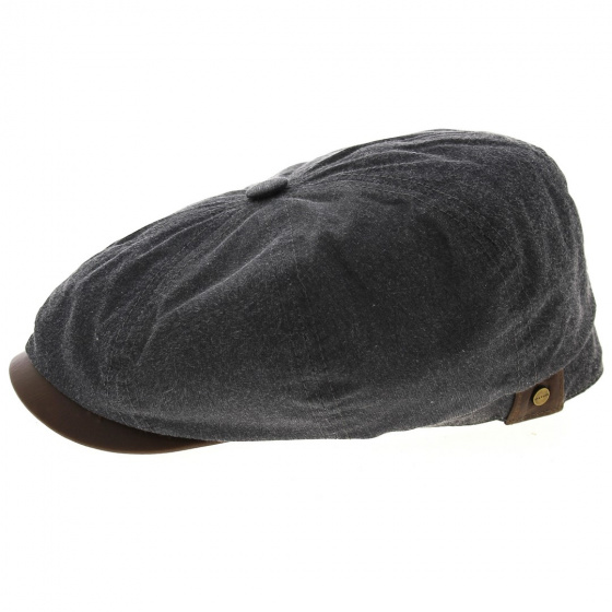 Hatteras Waxed Galaxy Grey Cap - Stetson Hatteras Waxed Galaxy Grey Cap - Stetson