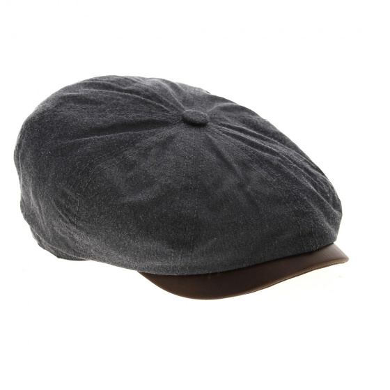 Hatteras Waxed Galaxy Grey Cap - Stetson Hatteras Waxed Galaxy Grey Cap - Stetson