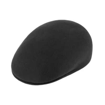 Casquette Bombée Ascot Anthracite en laine Traclet Reference : 7817 | Chapellerie Traclet