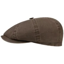 Organic Cotton Hatteras Cap Brown UPF 40+ - Stetson Traclet Brown Reference: 2334 | Traclet Hat Shop