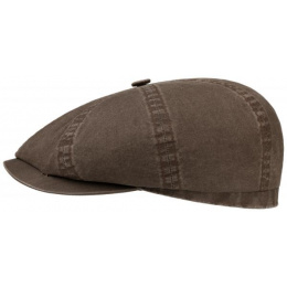 Organic Cotton Hatteras Cap Brown UPF 40+ - Stetson