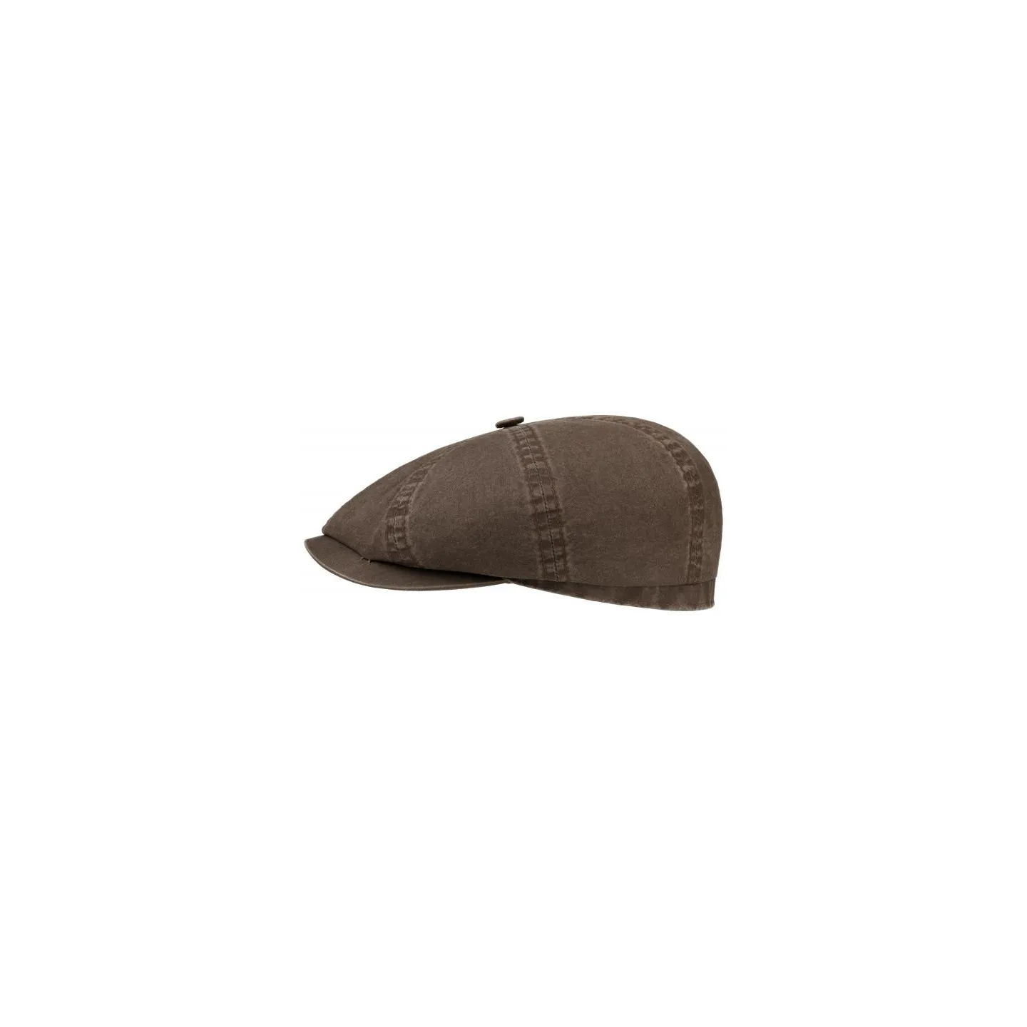 Organic Cotton Hatteras Cap Brown UPF 40+ - Stetson Traclet Brown Reference: 2334 | Traclet Hat Shop