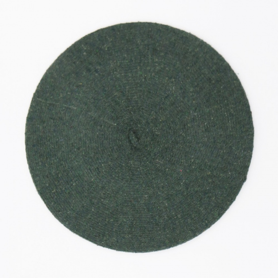 Green Summer Beret Cotton Silk & Linen - Le Béret Français