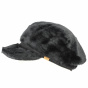 Black Faux Fur Gypso Newsboy Cap - Barts
