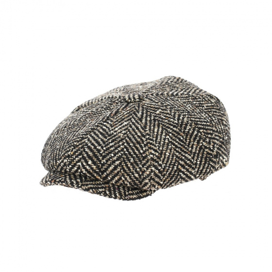 Urban 8-Panel Herringbone Brown Cap - Traclet