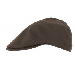 Brown Waterproof Malines Flat Cap - City Sport
