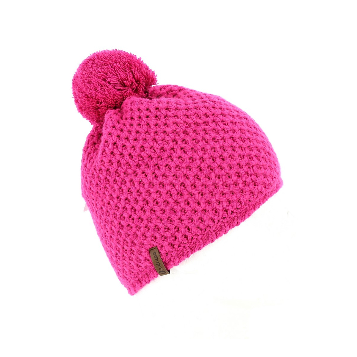 Bonnet de ski femme rose tricot fait main - Un grand marché