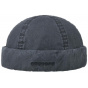 Organic Cotton Washed Docker Beanie in Navy - Stetson