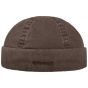 Organic Cotton Washed Docker Beanie Brown - Stetson