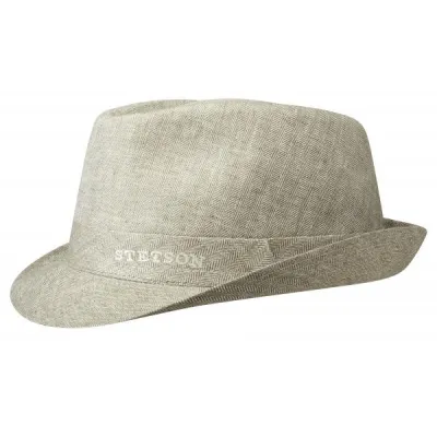 Osceola Trilby Linen Hat Beige - Stetson Reference: 9168 | Traclet Hat Shop