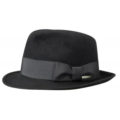 El Paso Fur Felt Trilby Hat Black - Stetson Reference: 11564 | Traclet Hat Shop