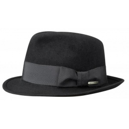 Trilby El Paso Felt Hat Black Hair - Stetson