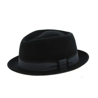 Chapeau Porkpie Impéria noir - Traclet
