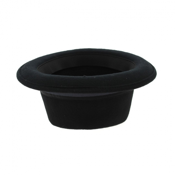Imperia Black Porkpie Hat - Traclet