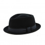 Imperia Black Porkpie Hat - Traclet