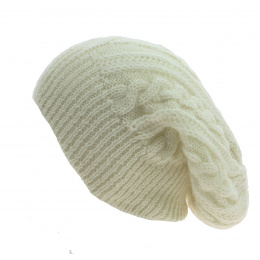 Long Florence Beanie Cream - Traclet