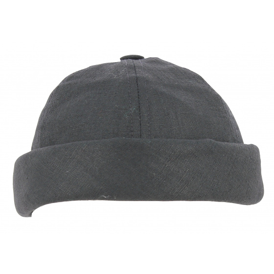 Docker Cooper Linen Cap Black - MTM