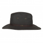 NewZealand rain hat - UPF 50+ - brown