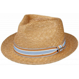 Stetson Mensfield Straw Trilby Hat