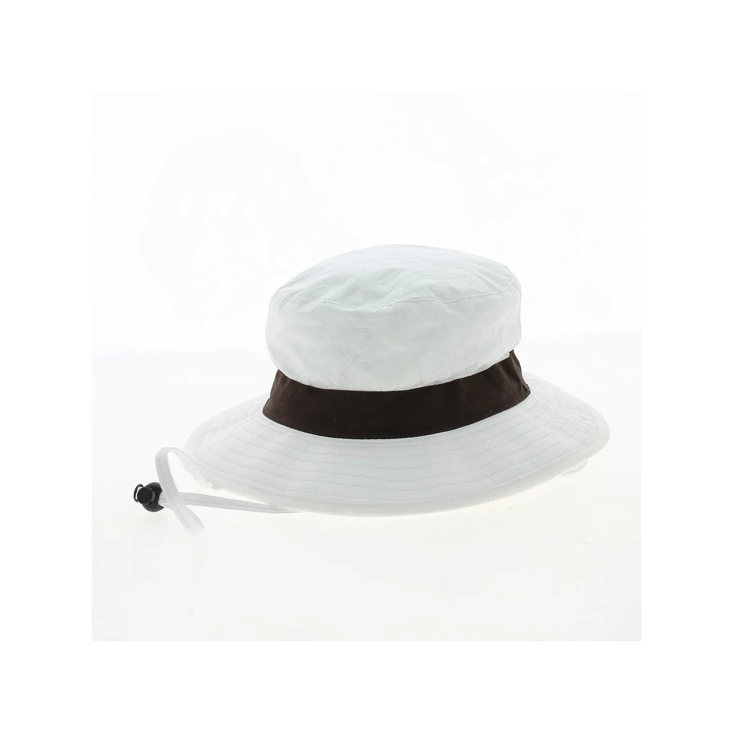 chapeau Binic anti UV ruban marron- Soway